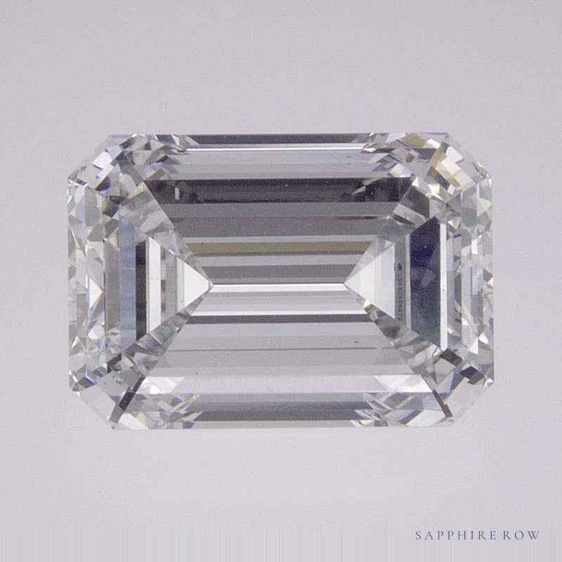 2.21 ct lab-grown diamond, emerald cut | Sapphire Row · cut7