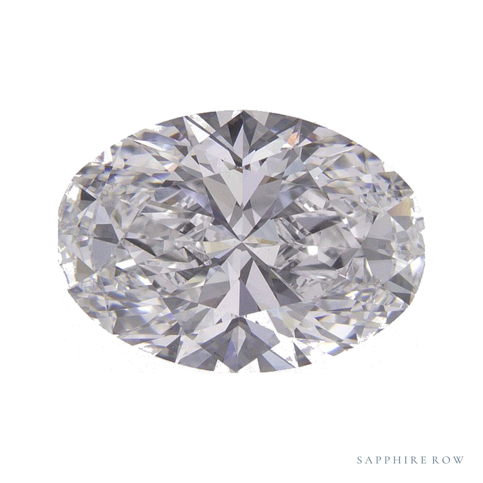2.21 ct lab-grown diamond, oval cut | Sapphire Row · cut4
