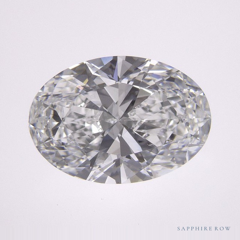 2.21 ct lab-grown diamond, oval cut | Sapphire Row · cut6