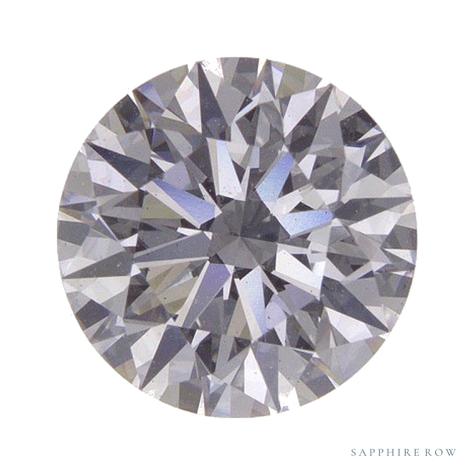 2.21 ct lab-grown diamond, round cut | Sapphire Row · cut4