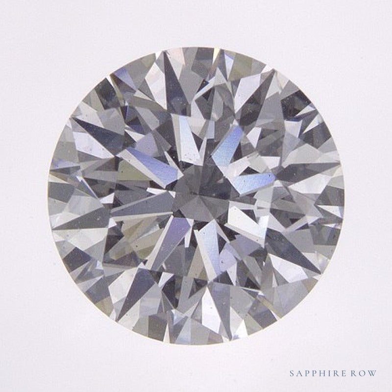 2.21 ct lab-grown diamond, round cut | Sapphire Row · cut6