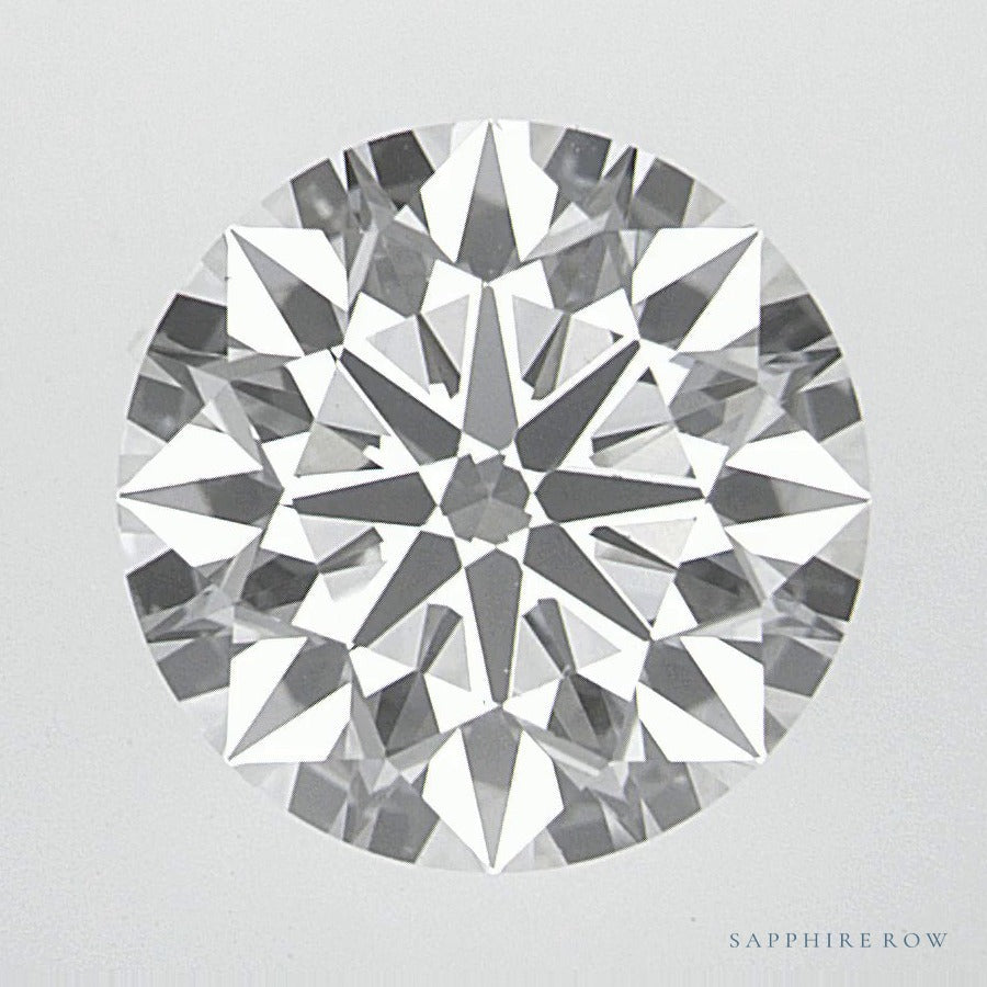 2.21 ct lab-grown diamond, round cut | Sapphire Row · cut6