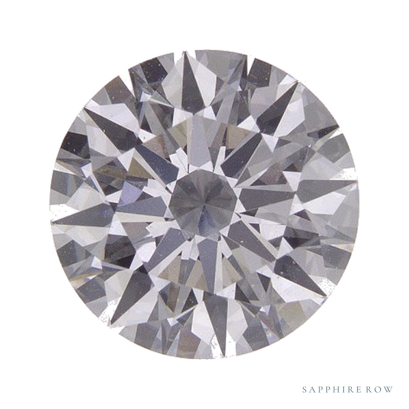 2.20 ct lab-grown diamond, round cut | Sapphire Row · cut4