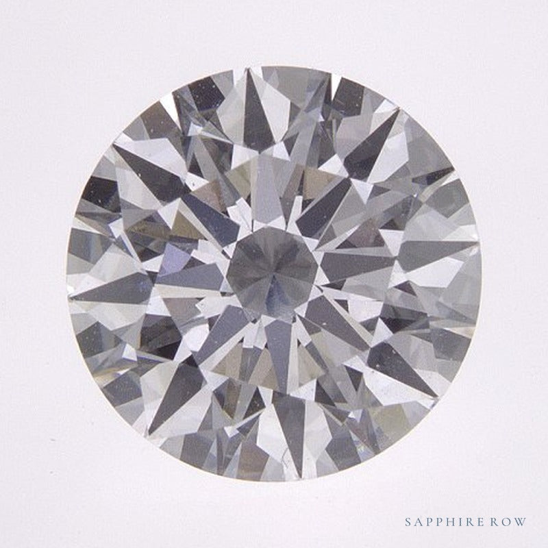 2.20 ct lab-grown diamond, round cut | Sapphire Row · cut6