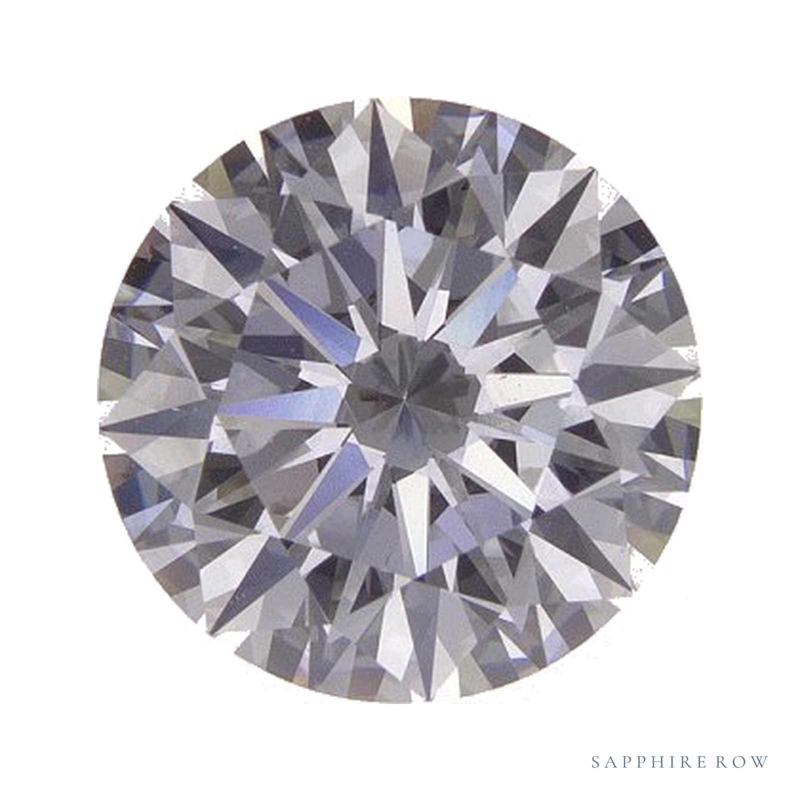 2.20 ct lab-grown diamond, round cut | Sapphire Row · cut4