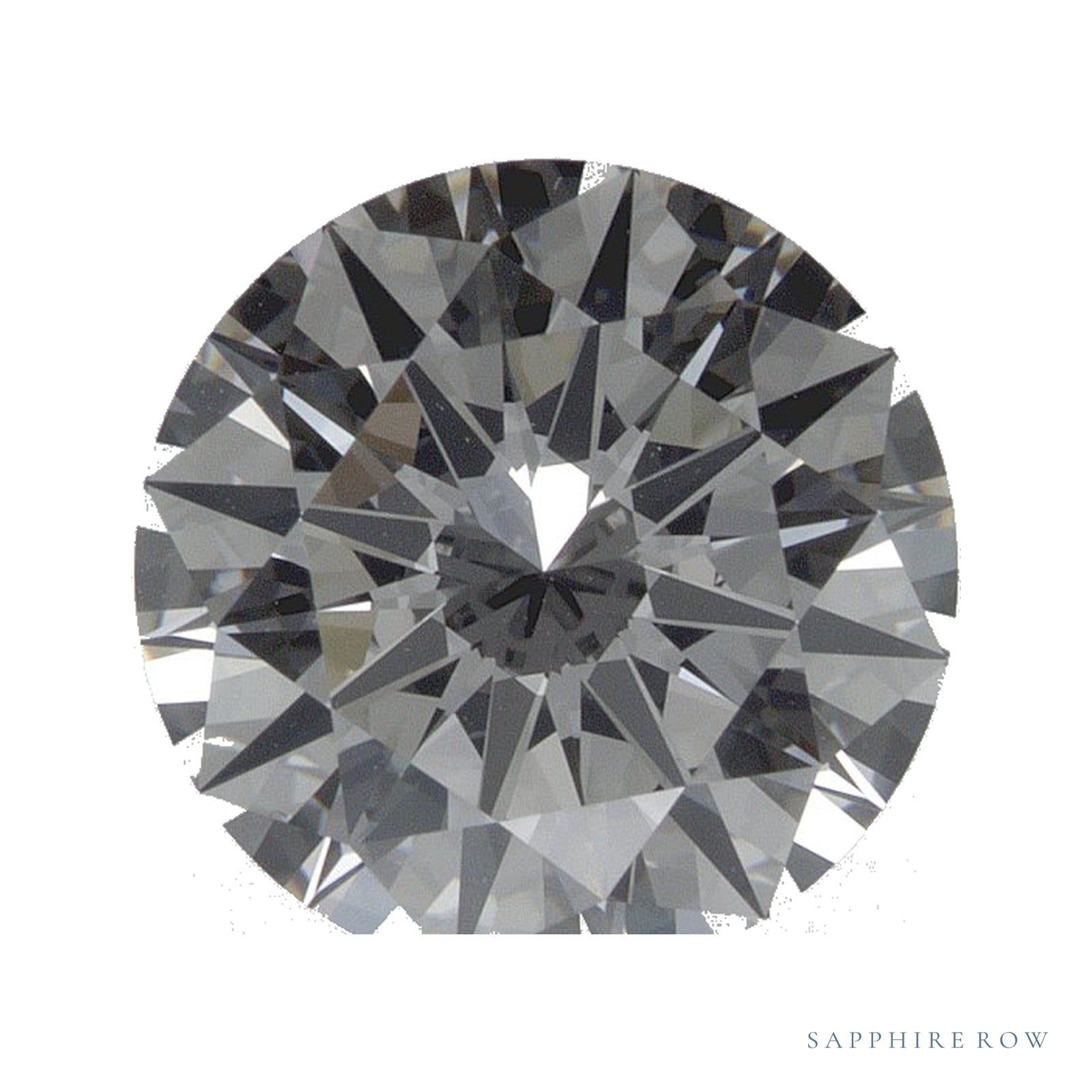 2.18 ct natural diamond, round cut | Sapphire Row · cut4