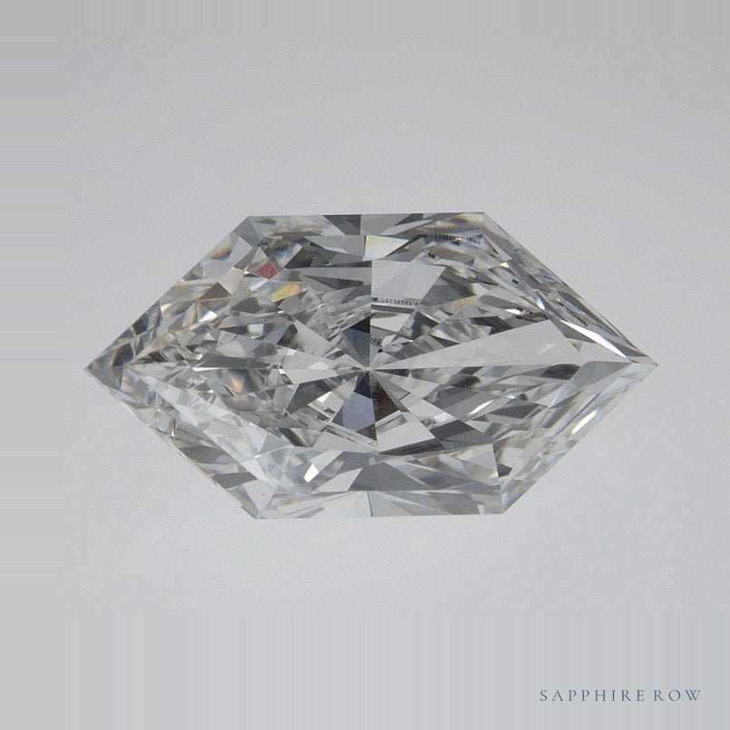2.16 ct lab-grown diamond, elongated hexagon cut | Sapphire Row · cut6