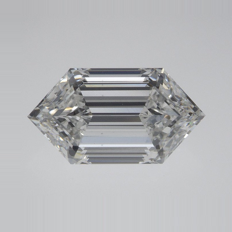 2.15 ct lab-grown diamond, elongated hexagon cut | Sapphire Row · cut7