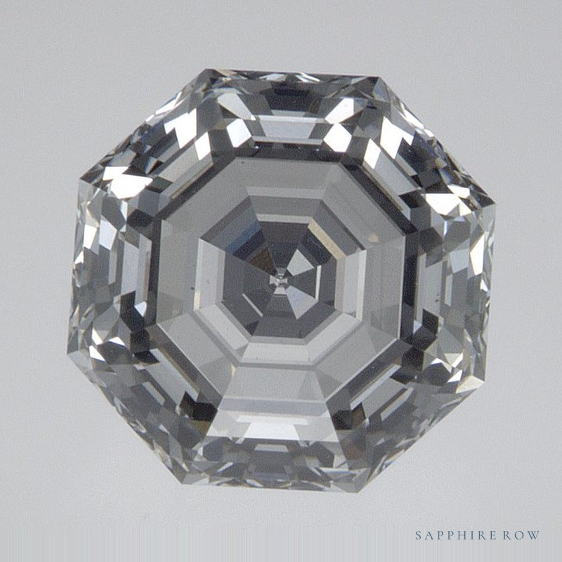 2.14 ct lab-grown diamond, octagon cut | Sapphire Row · cut6