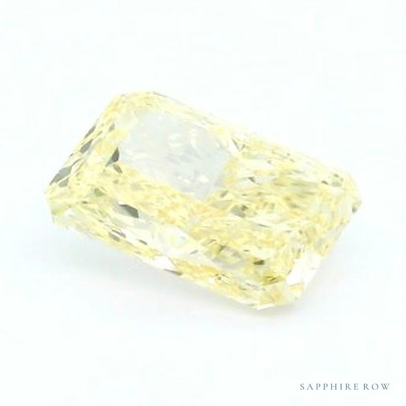 2.12 ct lab-grown fancy intense yellow diamond, radiant cut | Sapphire Row · cut7