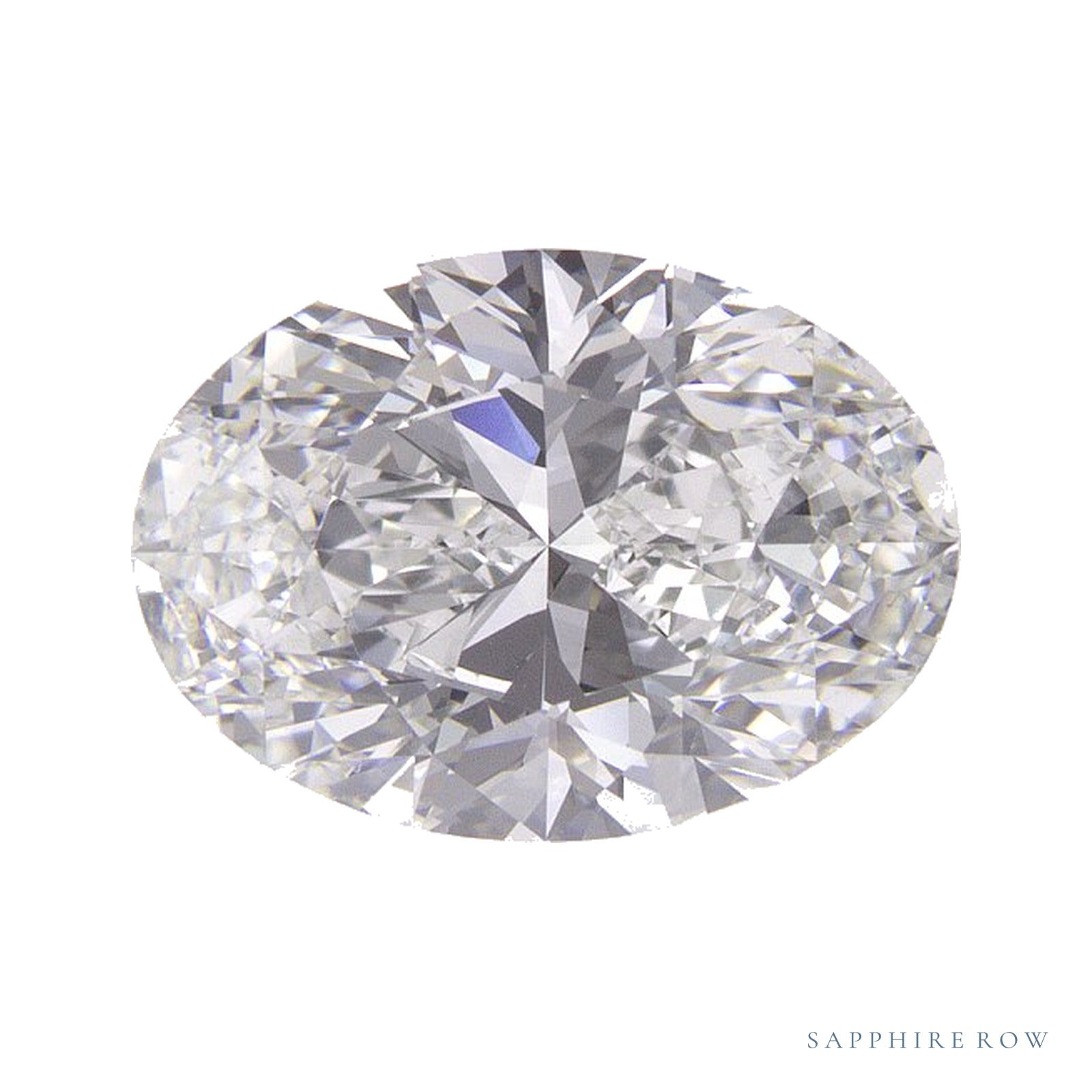 2.10 ct natural diamond, oval cut | Sapphire Row · cut4