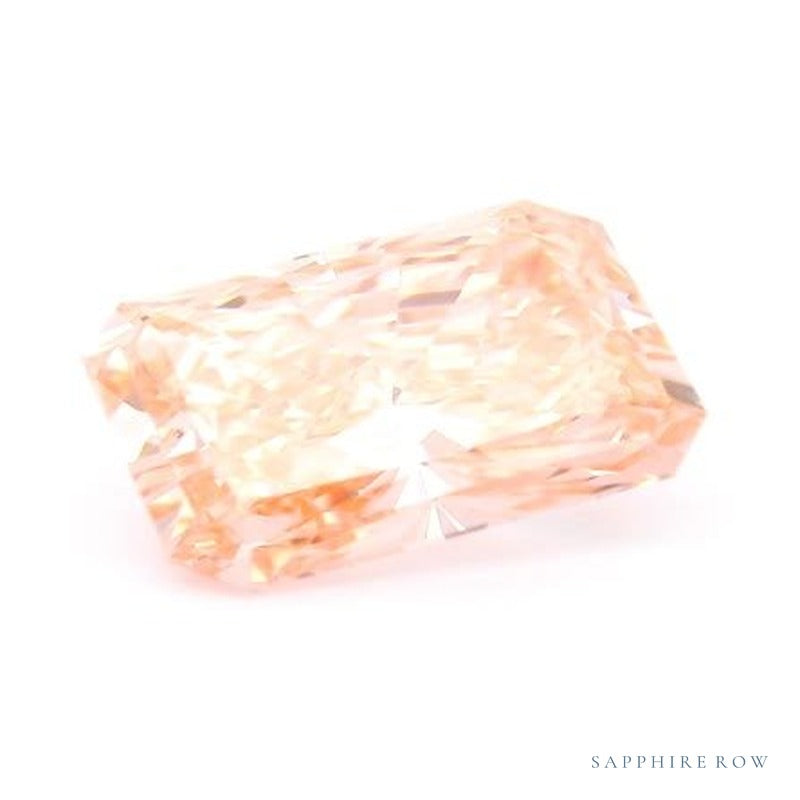 2.10 ct lab-grown fancy vivid pink diamond, radiant cut | Sapphire Row · cut6
