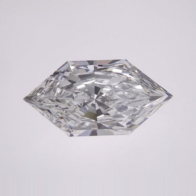2.10 ct lab-grown diamond, elongated hexagon cut | Sapphire Row · cut7