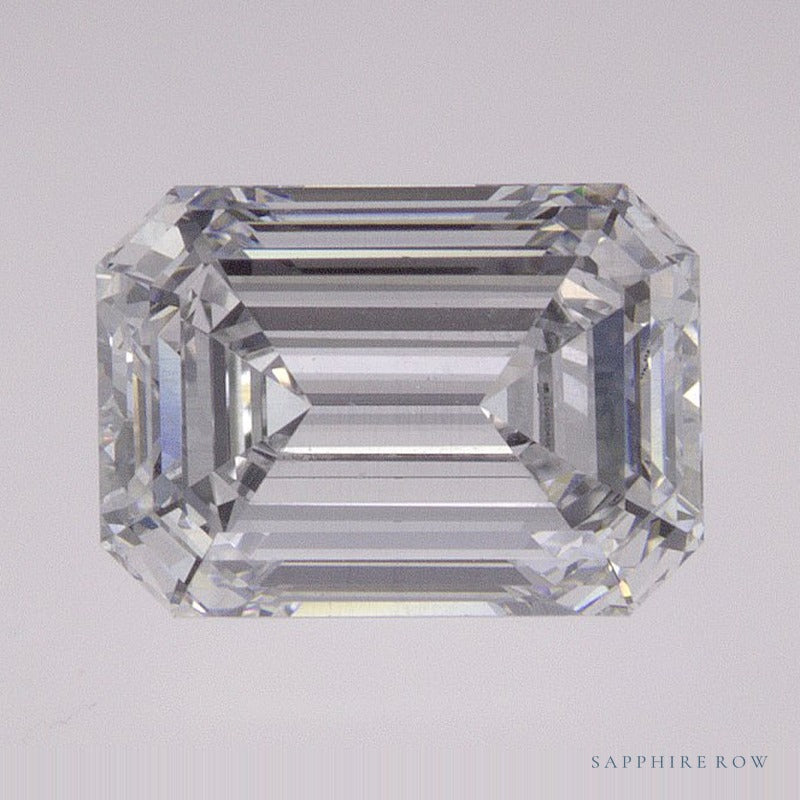 2.10 ct Emerald Lab-Grown Diamond – E SI1 – Step-cut – IGI Certified — Sapphire Row · cut7