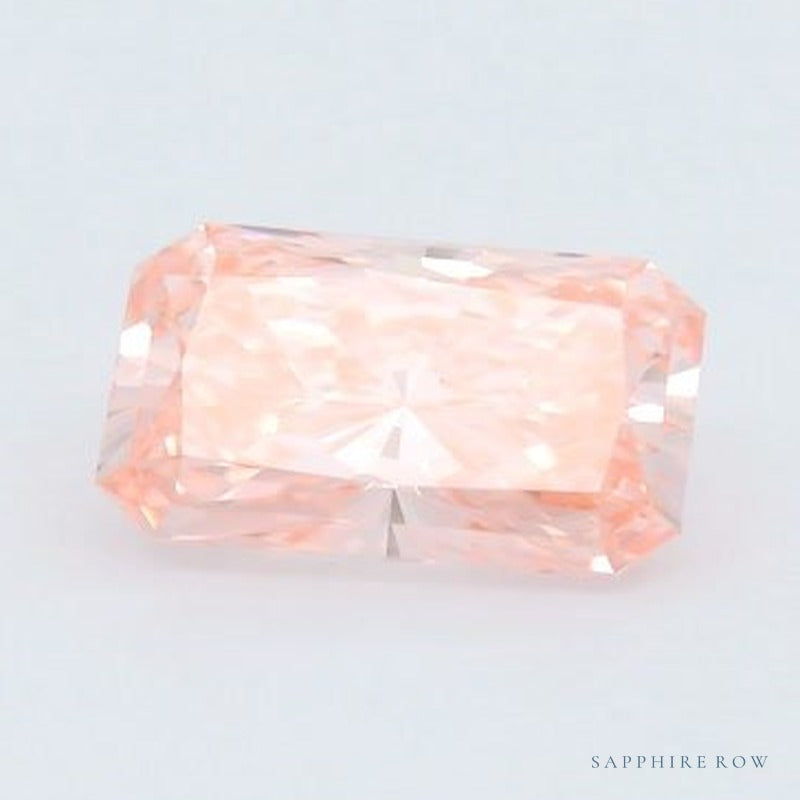 2.09 ct lab-grown fancy vivid pink diamond, radiant cut | Sapphire Row · cut6