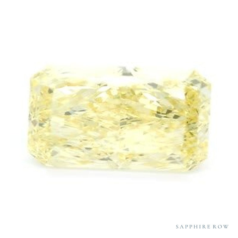 2.09 ct lab-grown fancy intense yellow diamond, radiant cut | Sapphire Row · cut6
