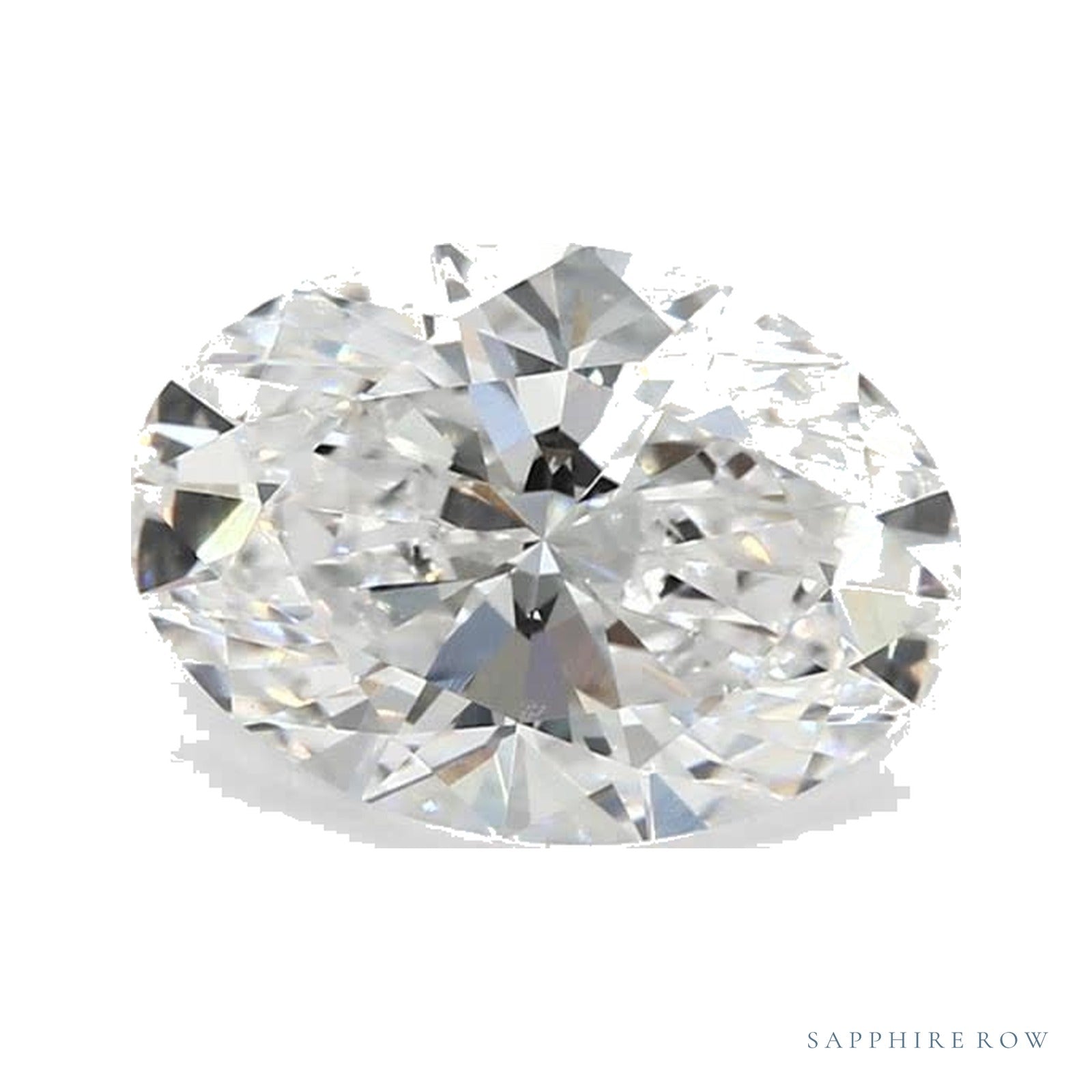 2.09 ct lab-grown diamond, oval cut | Sapphire Row · cut4