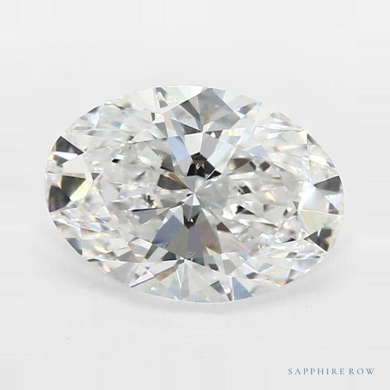 2.09 ct lab-grown diamond, oval cut | Sapphire Row · cut6