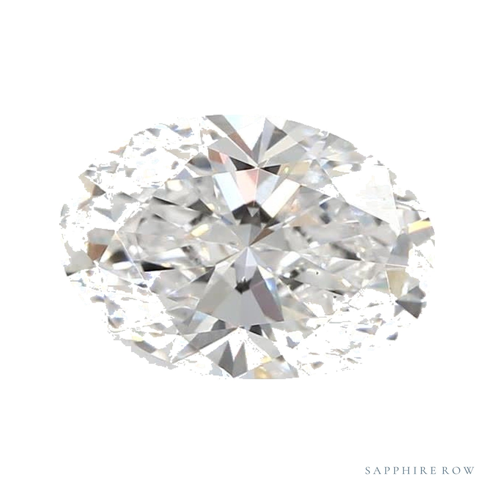 2.09 ct lab-grown diamond, oval cut | Sapphire Row · cut4