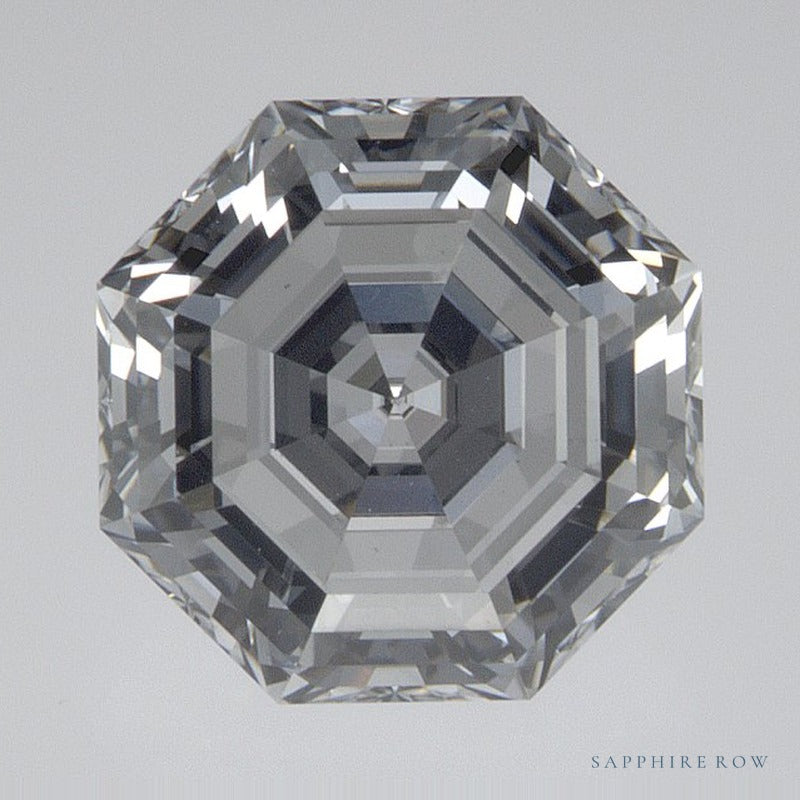 2.09 ct lab-grown diamond, octagon cut | Sapphire Row · cut6
