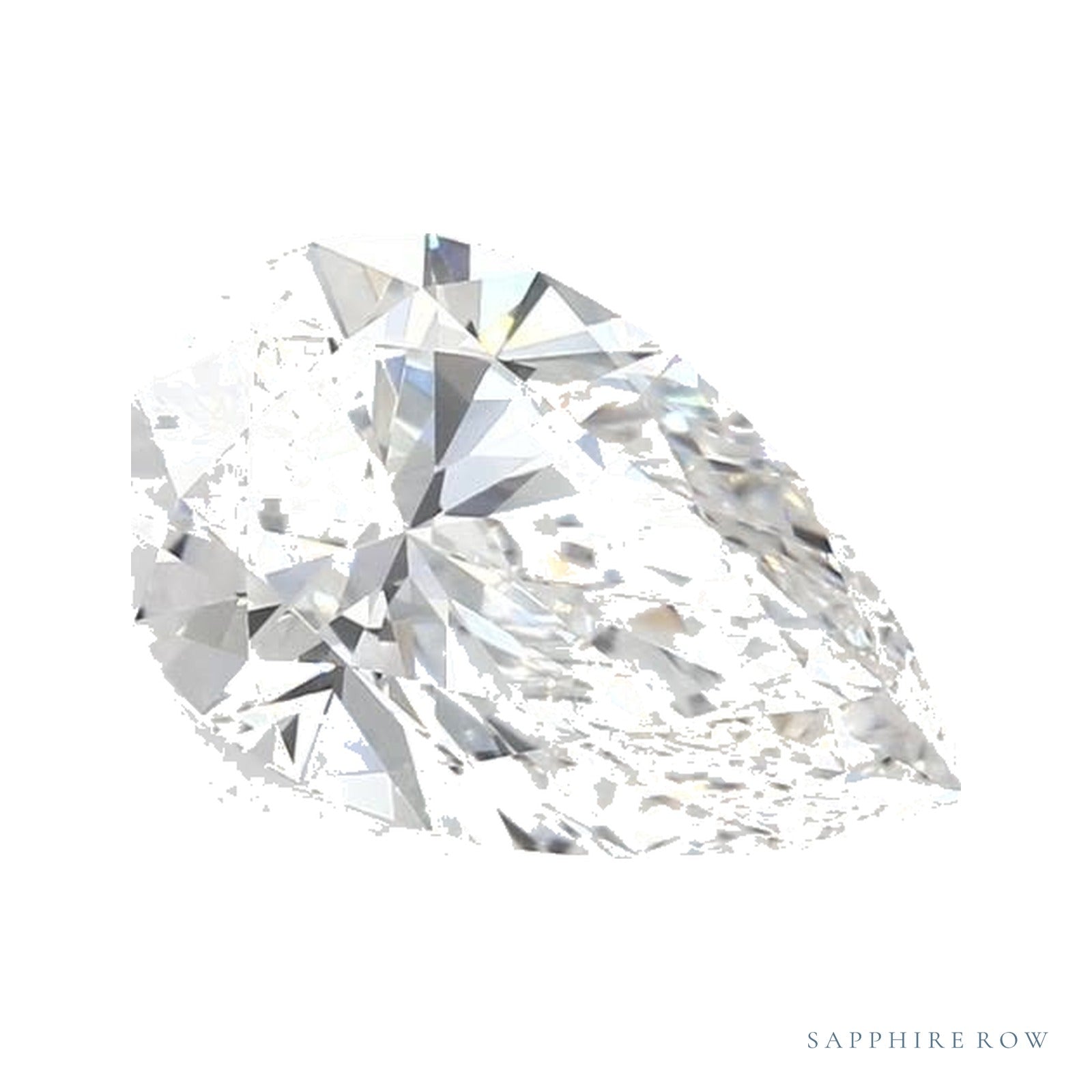 2.09 ct lab-grown diamond, pear cut | Sapphire Row · cut4