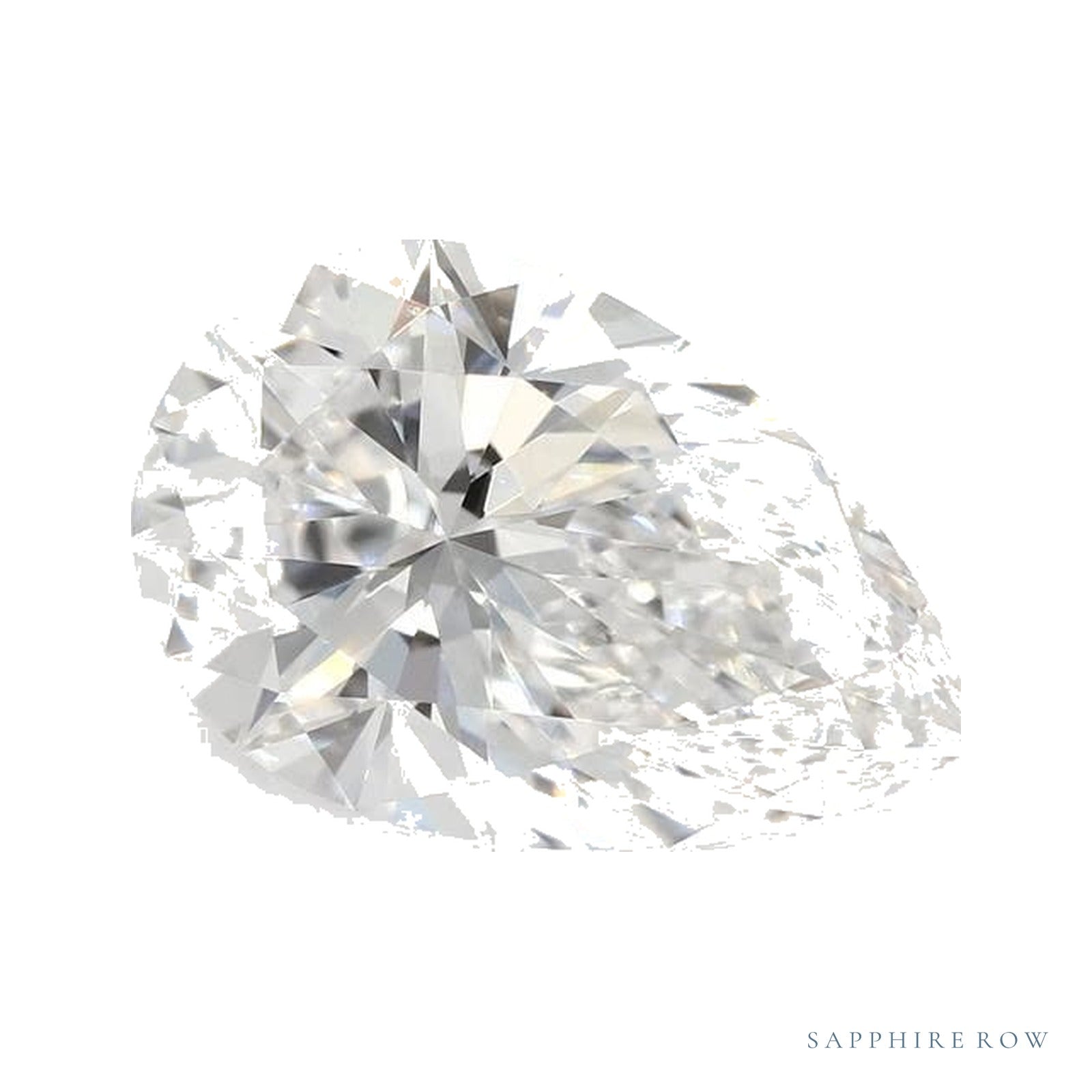 2.09 ct lab-grown diamond, pear cut | Sapphire Row · cut4