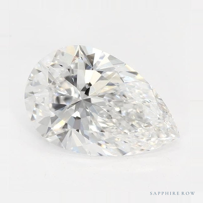 2.09 ct lab-grown diamond, pear cut | Sapphire Row · cut6
