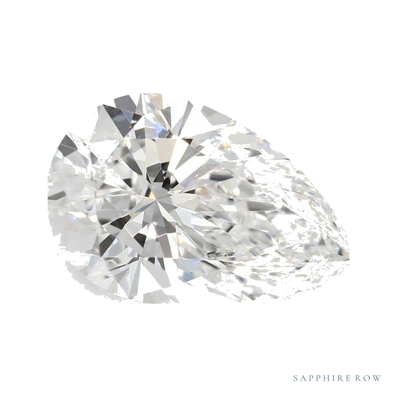2.09 ct lab-grown diamond, pear cut | Sapphire Row · cut4
