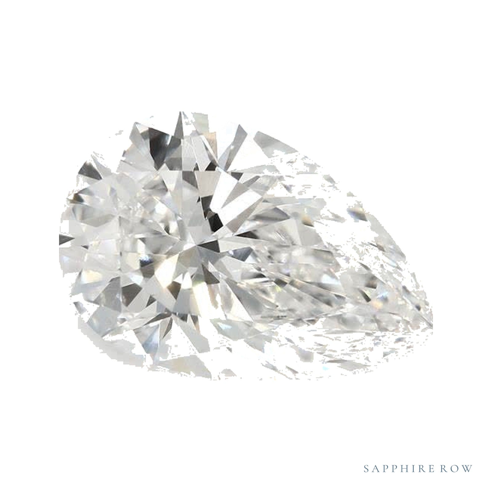 2.09 ct lab-grown diamond, pear cut | Sapphire Row · cut4