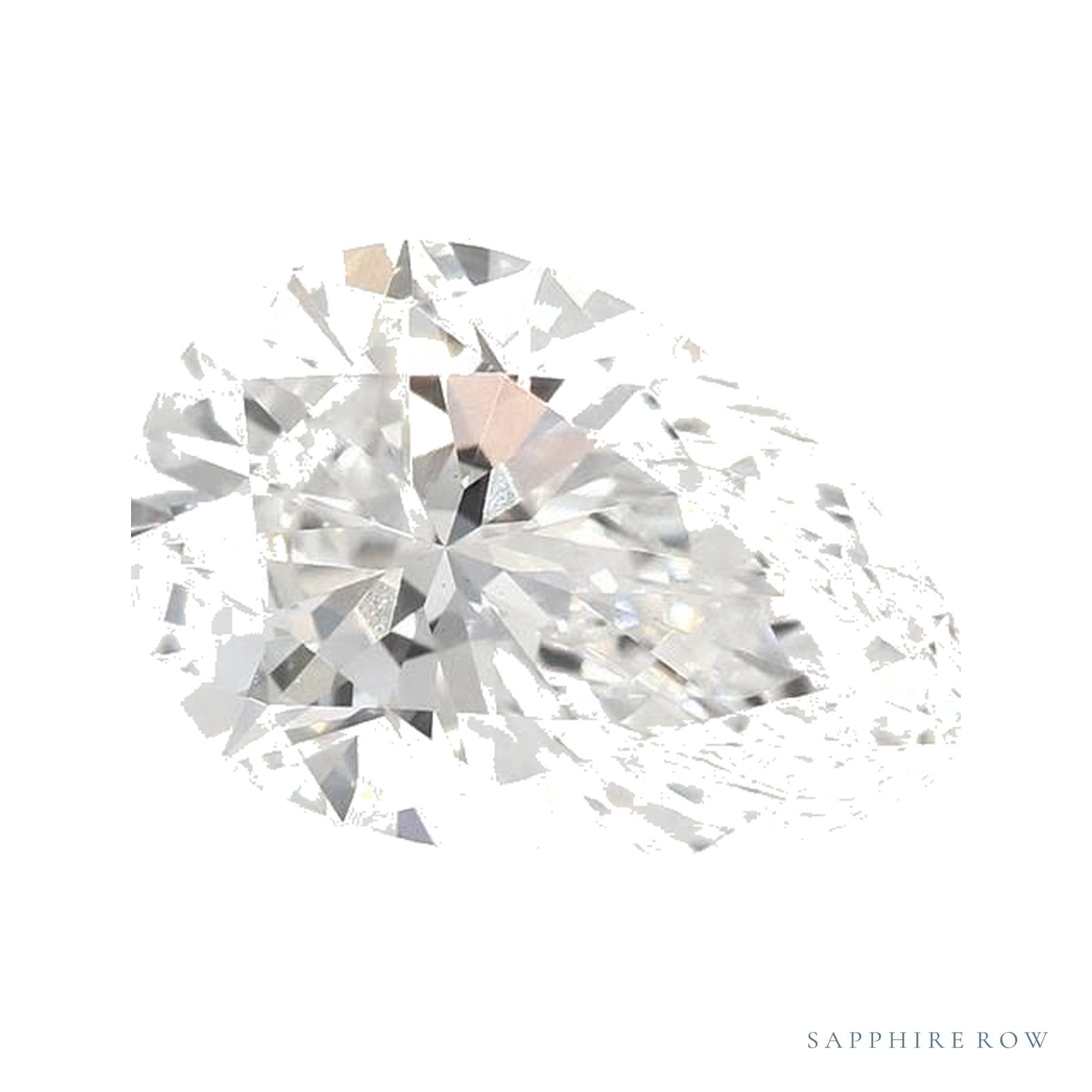 2.09 ct lab-grown diamond, pear cut | Sapphire Row · cut4