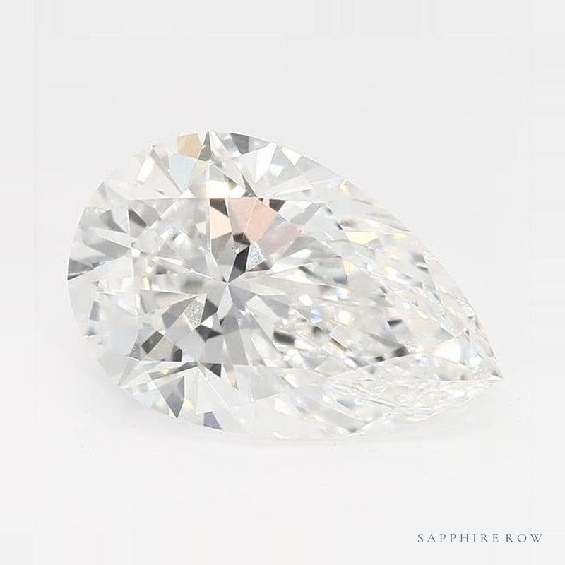 2.09 ct lab-grown diamond, pear cut | Sapphire Row · cut6
