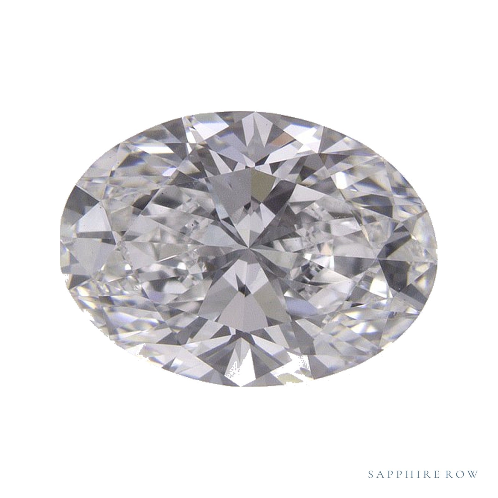 2.09 ct lab-grown diamond, oval cut | Sapphire Row · cut4