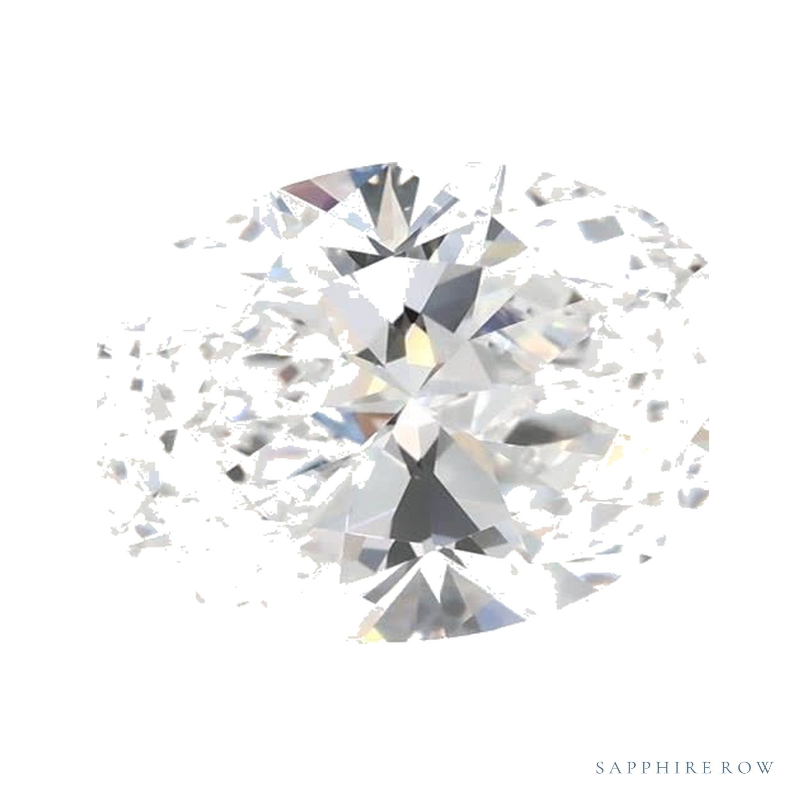 2.09 ct lab-grown diamond, oval cut | Sapphire Row · cut4