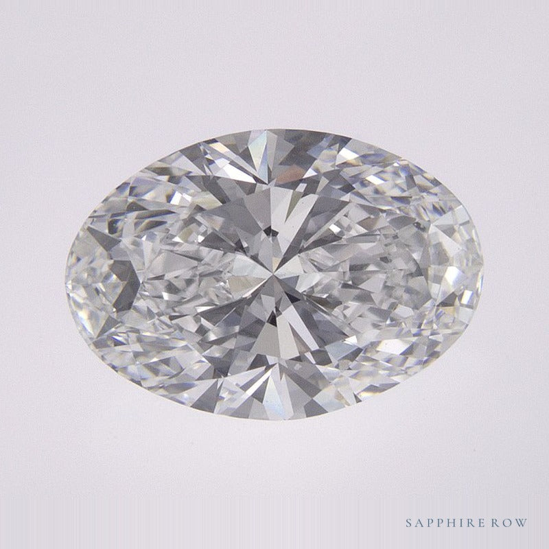 2.09 ct lab-grown diamond, oval cut | Sapphire Row · cut6