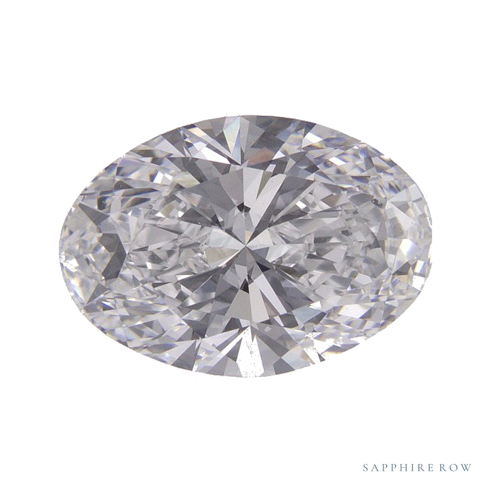 2.09 ct lab-grown diamond, oval cut | Sapphire Row · cut4