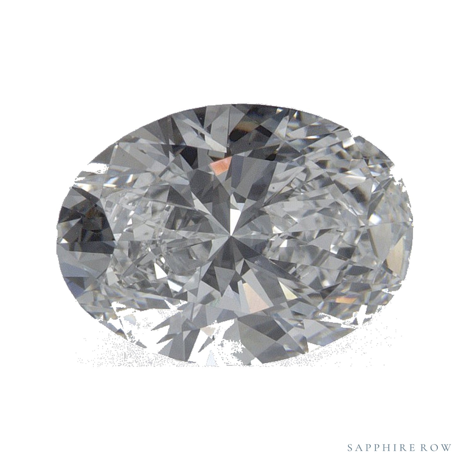 2.09 ct lab-grown diamond, oval cut | Sapphire Row · cut4