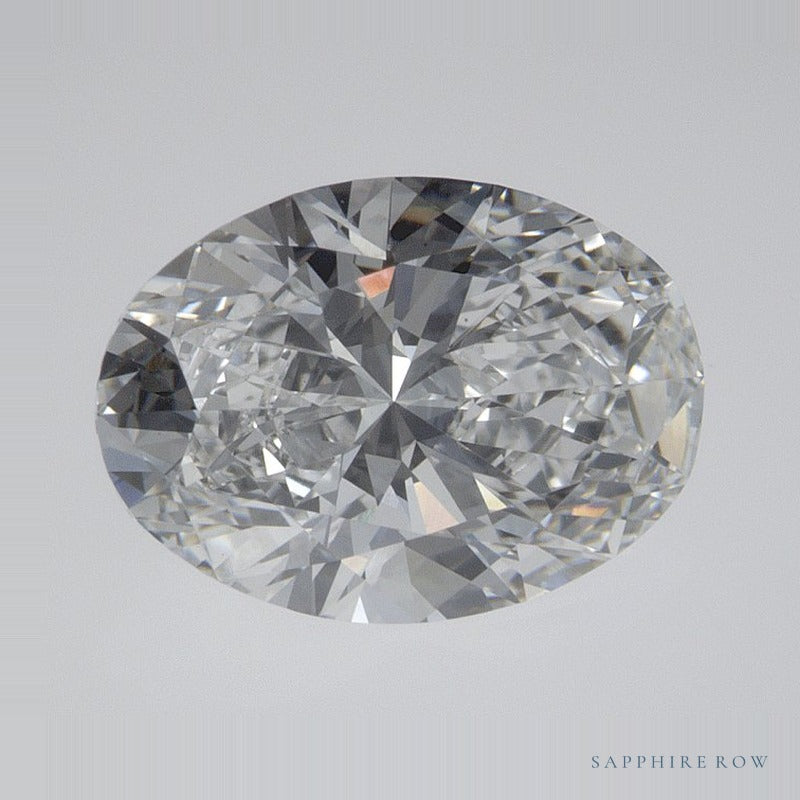 2.09 ct lab-grown diamond, oval cut | Sapphire Row · cut6