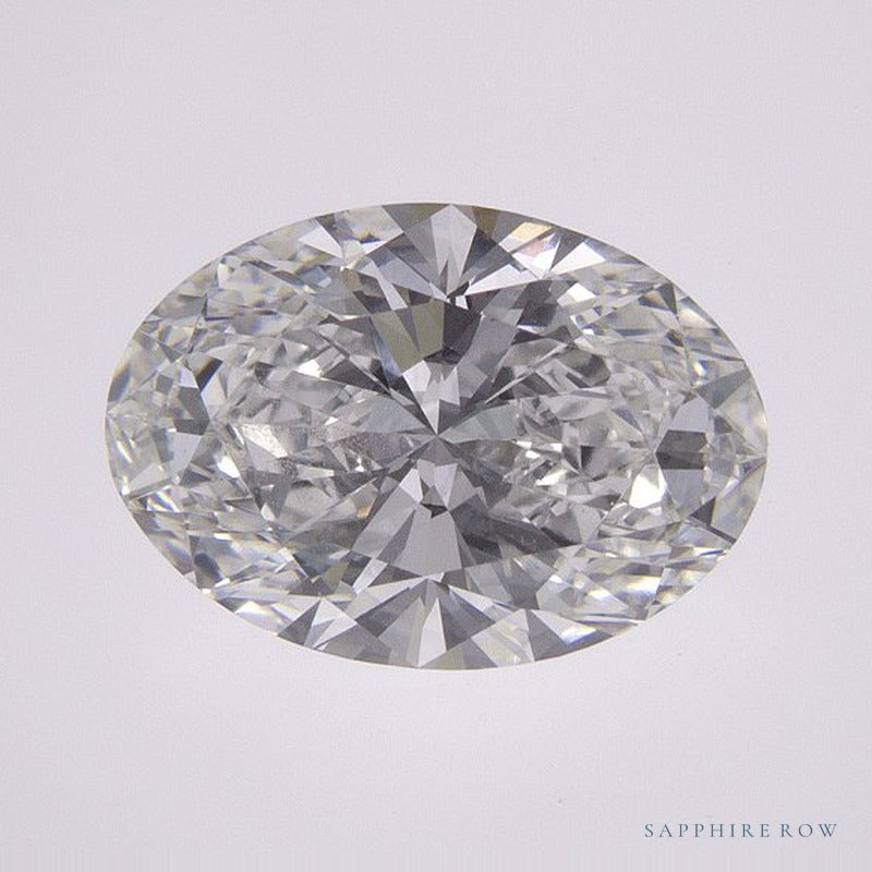 2.09 ct lab-grown diamond, oval cut | Sapphire Row · cut6