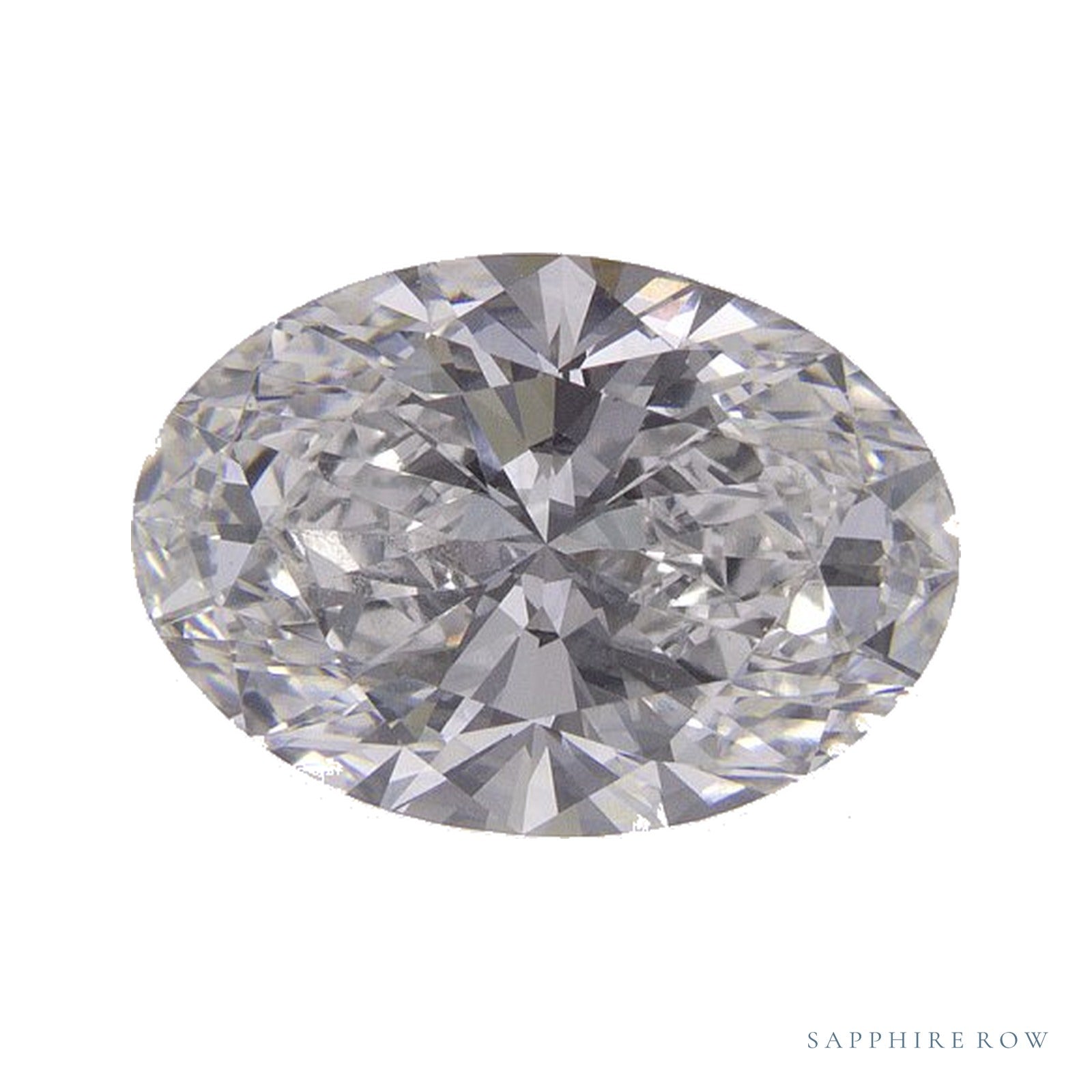 2.09 ct lab-grown diamond, oval cut | Sapphire Row · cut4