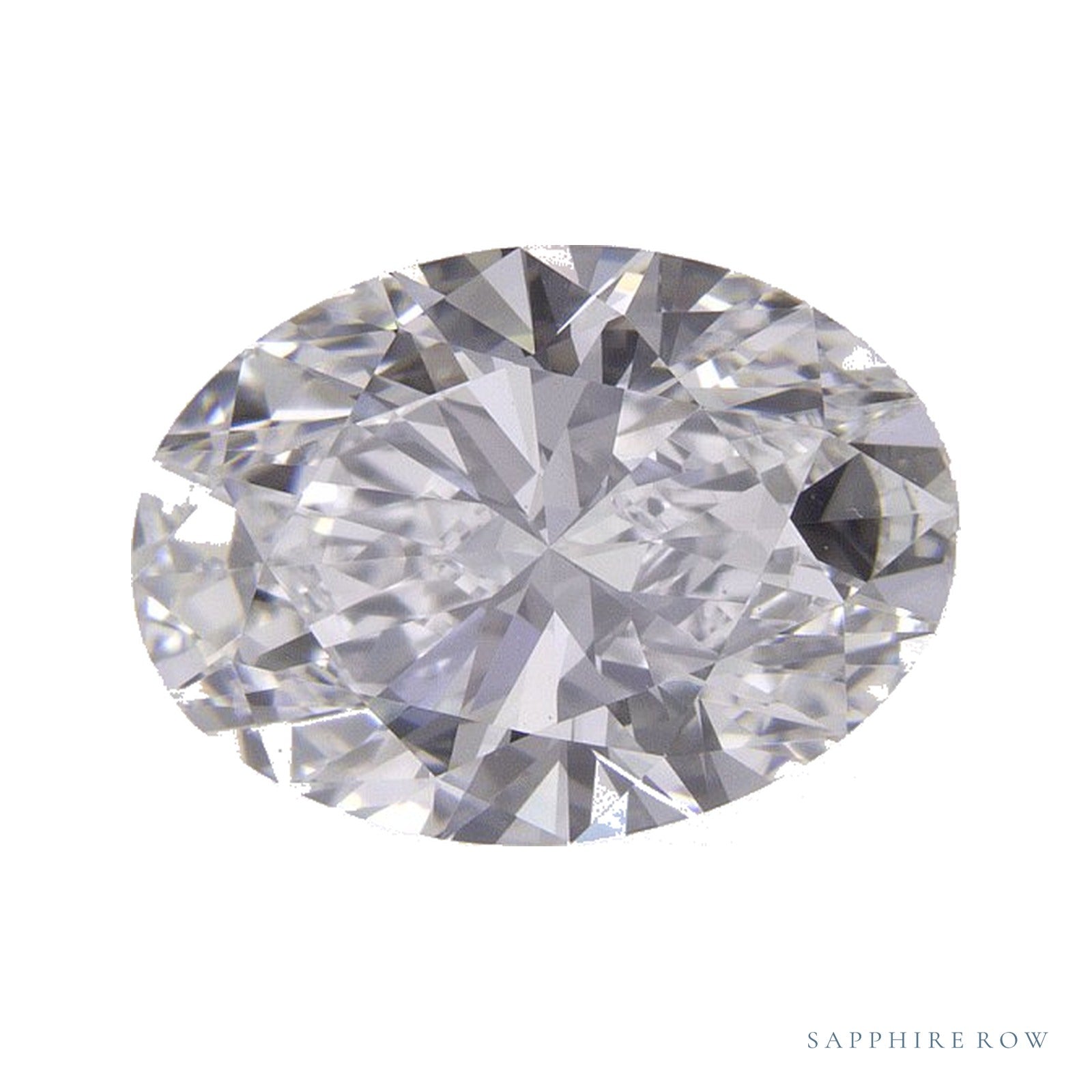 2.09 ct lab-grown diamond, oval cut | Sapphire Row · cut4