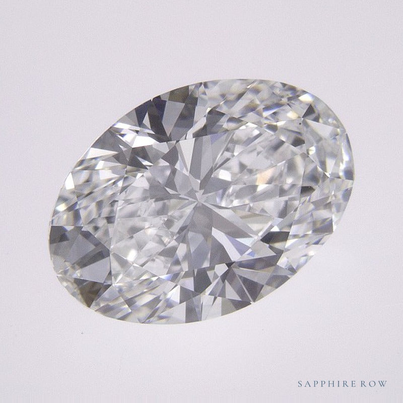 2.09 ct lab-grown diamond, oval cut | Sapphire Row · cut6