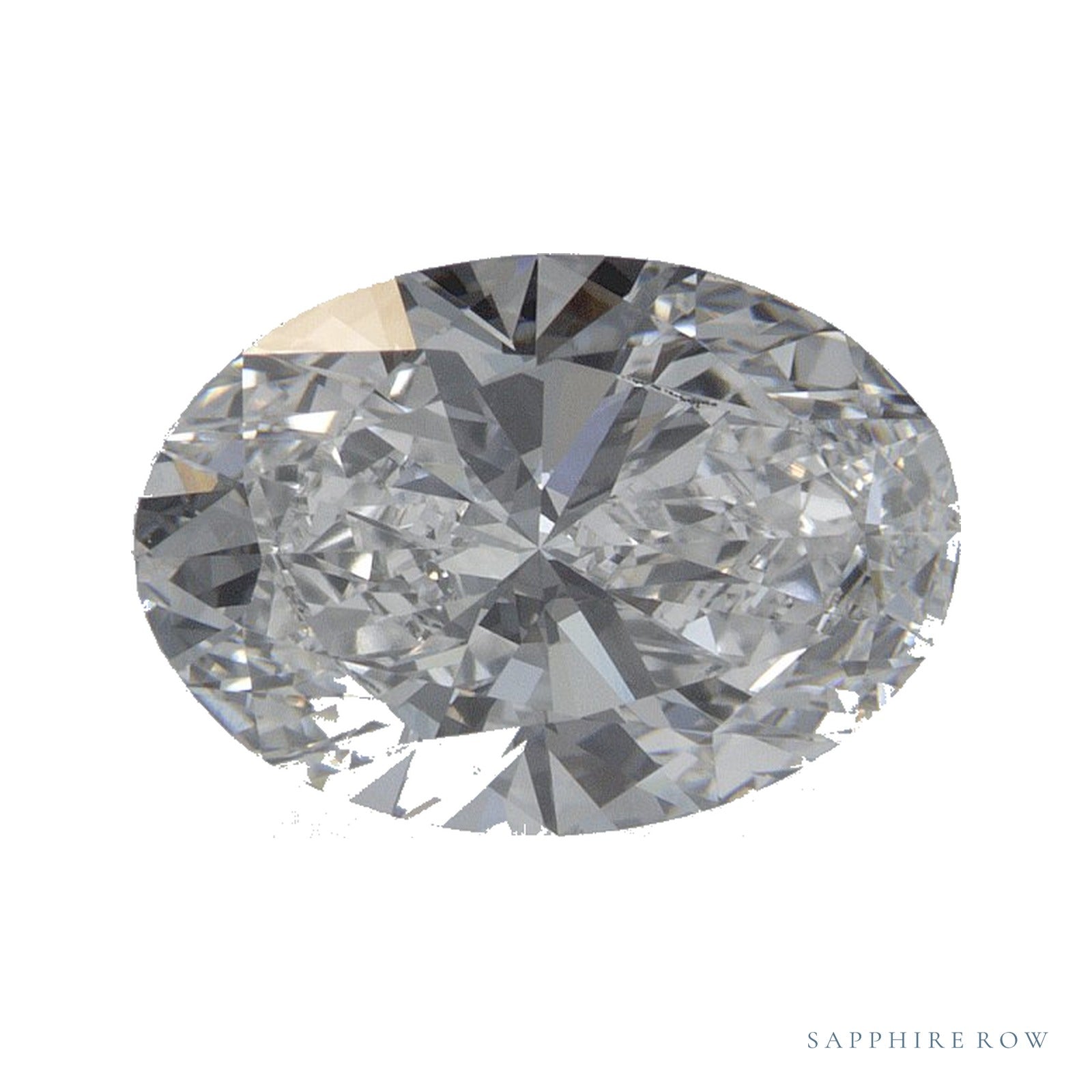 2.09 ct lab-grown diamond, oval cut | Sapphire Row · cut4