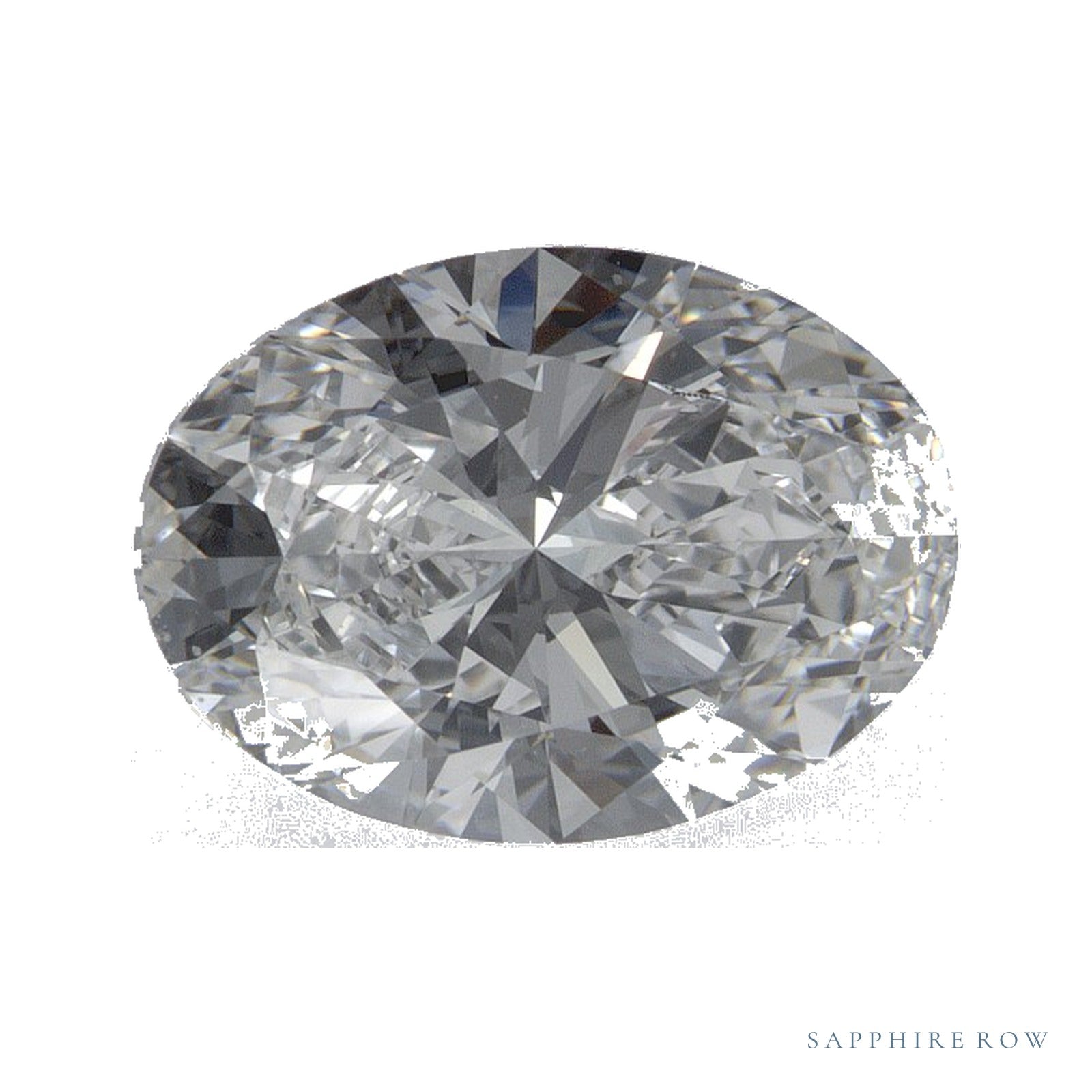 2.09 ct lab-grown diamond, oval cut | Sapphire Row · cut4