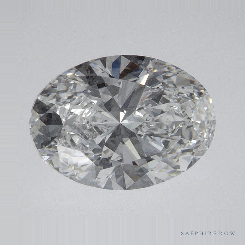 2.09 ct lab-grown diamond, oval cut | Sapphire Row · cut6