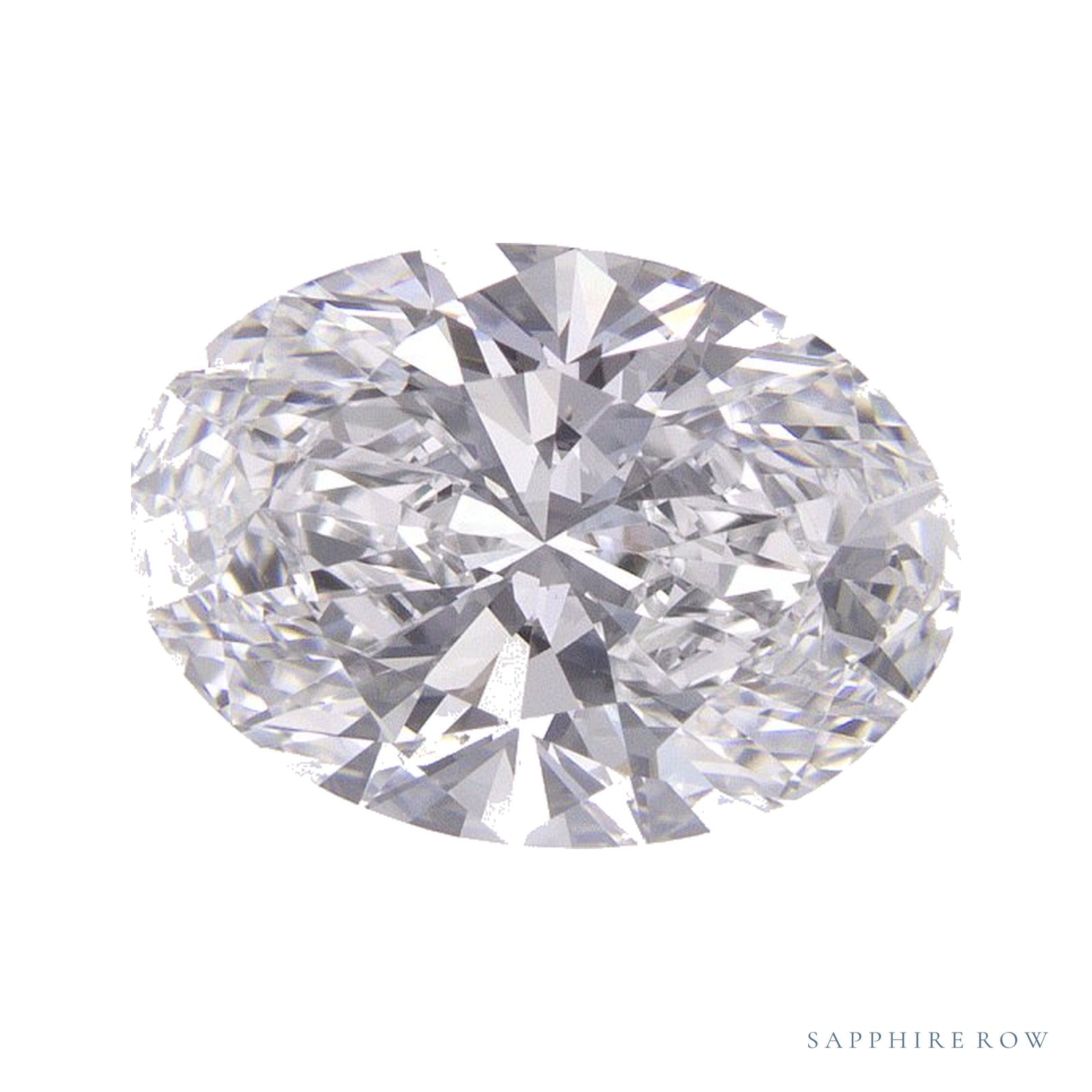 2.09 ct lab-grown diamond, oval cut | Sapphire Row · cut4