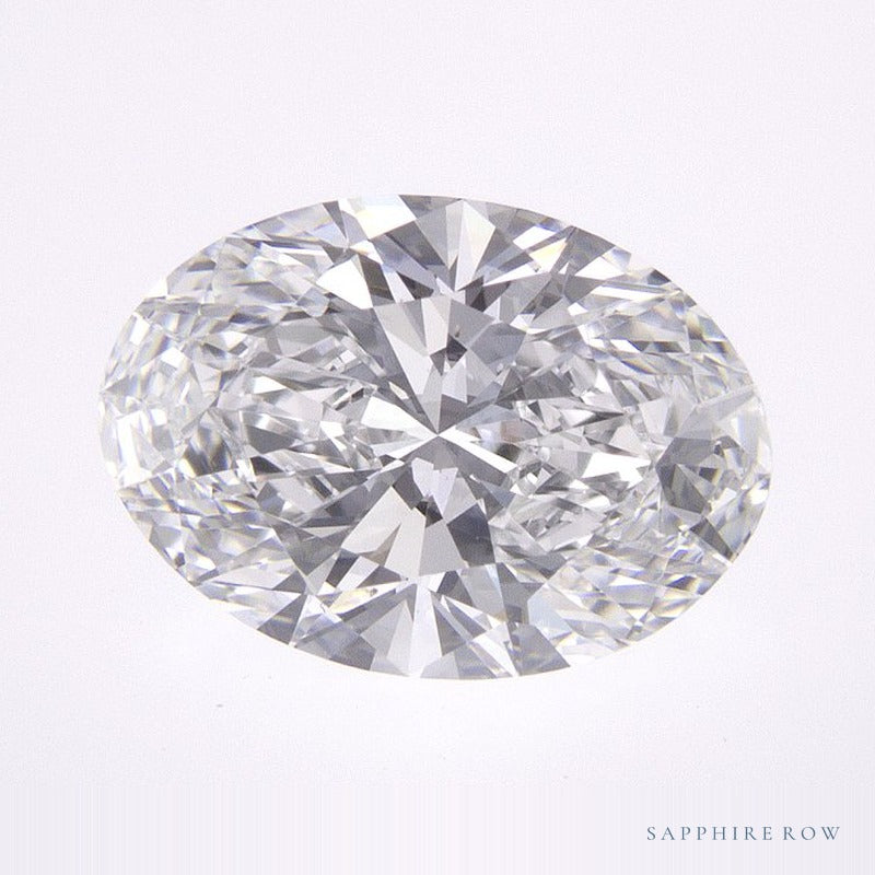 2.09 ct lab-grown diamond, oval cut | Sapphire Row · cut6