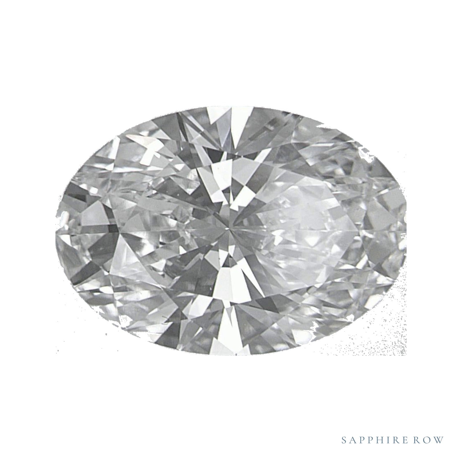 2.09 ct lab-grown diamond, oval cut | Sapphire Row · cut4