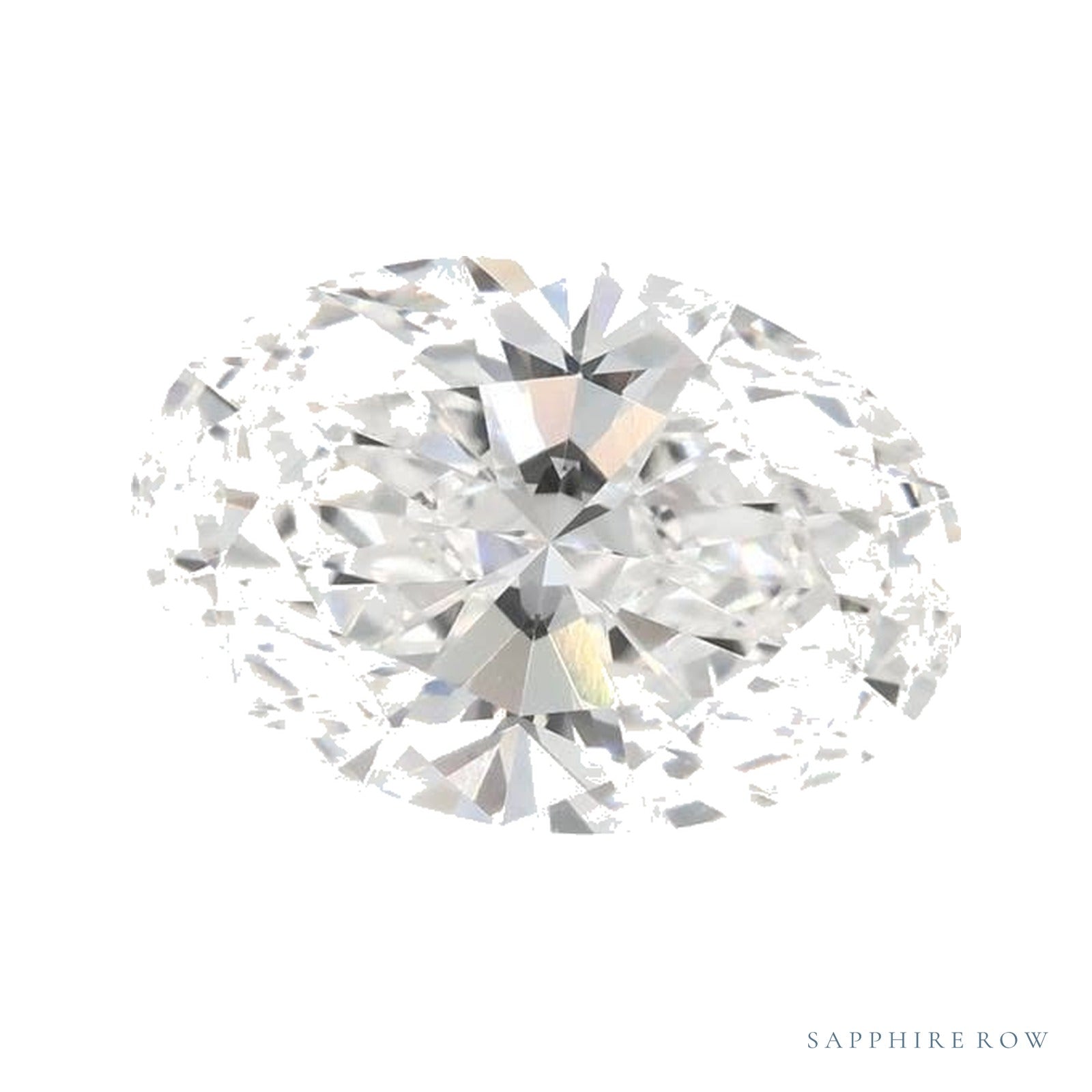2.08 ct lab-grown diamond, oval cut | Sapphire Row · cut4
