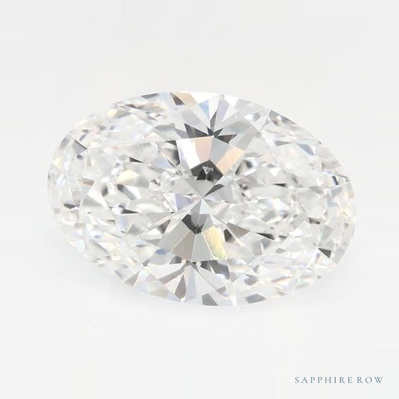2.08 ct lab-grown diamond, oval cut | Sapphire Row · cut6