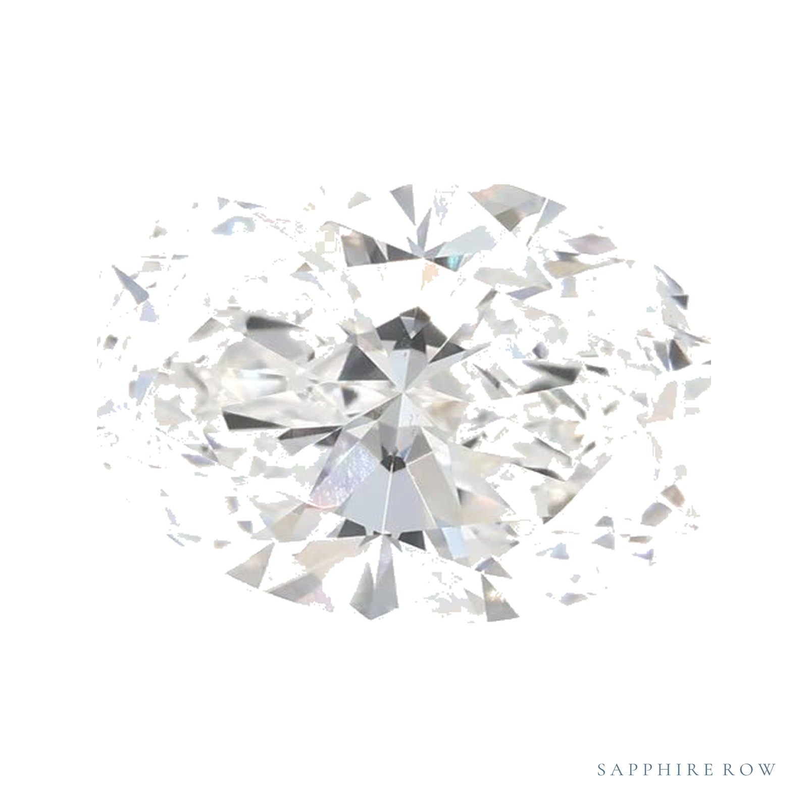 2.08 ct lab-grown diamond, oval cut | Sapphire Row · cut4